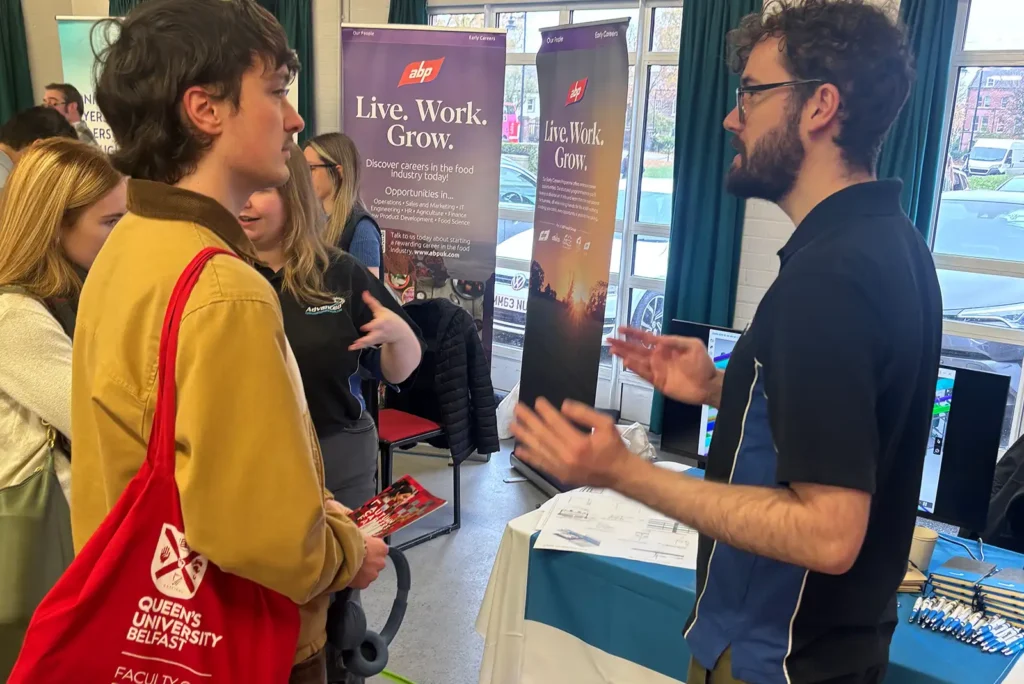 Attending Careers Fairs at Ulster University and Queen’s University Belfast
