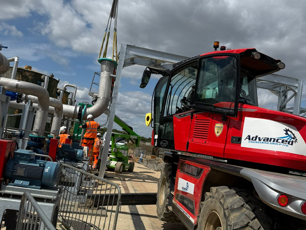Waste Water Plant Inlet Pumping Station UK